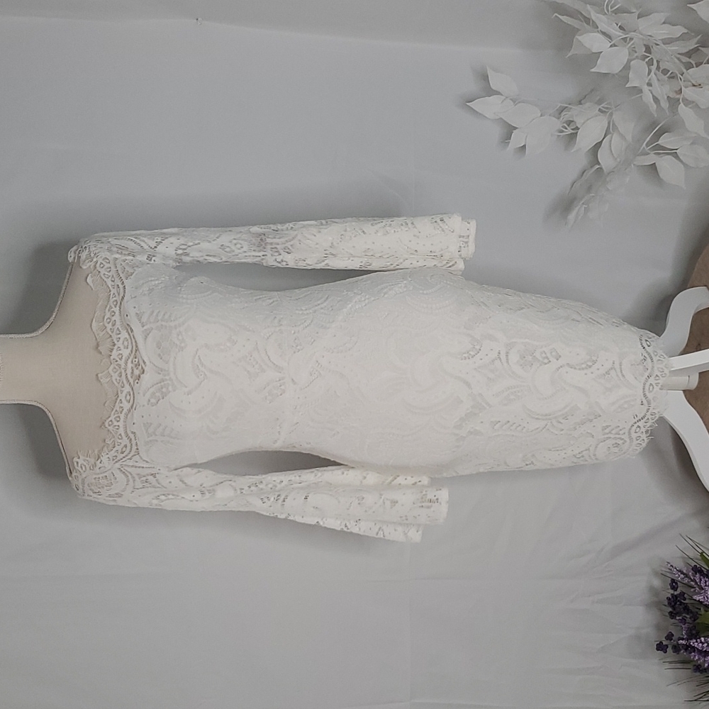 WHITE Party Dress! Shoulder-less, Mid-Calf, Boho and Classy!